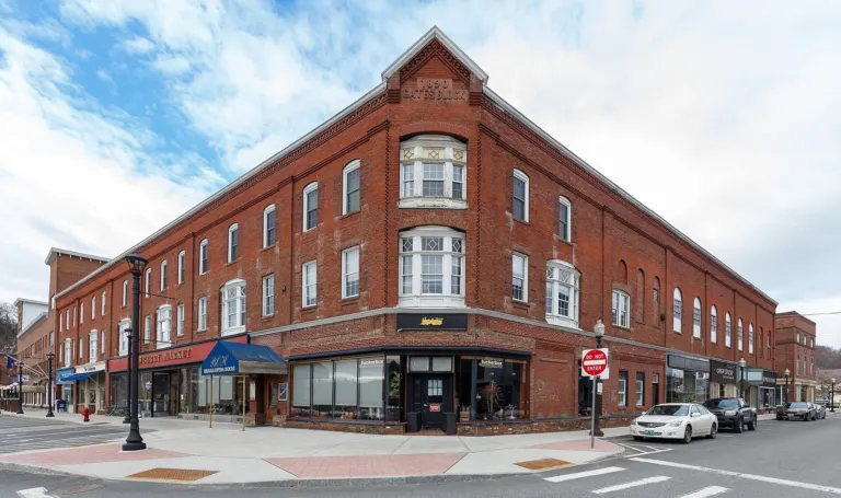 The Gates Block in the White River Junction Historic District, Vermont