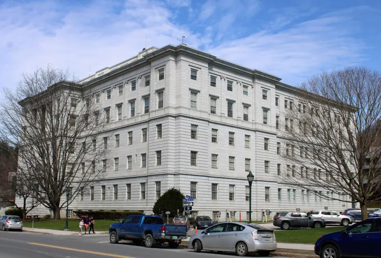 The state office building at 133 State Street in Montpelier, near the State House
