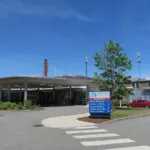 Main entrance of Brattleboro Memorial Hospital in Brattleboro, Vermont