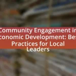 Community Engagement in Economic Development: Best Practices for Local Leaders
